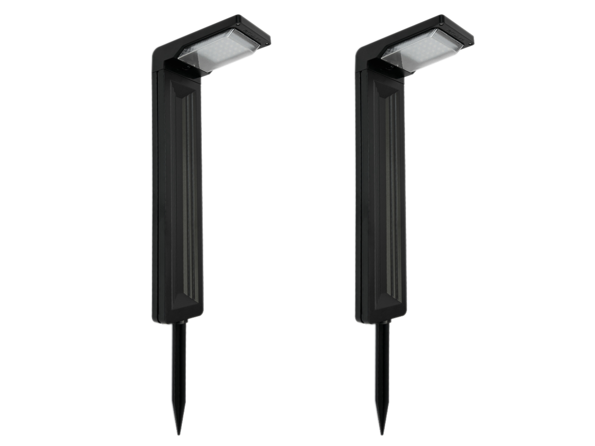 2x słupek solarny LED